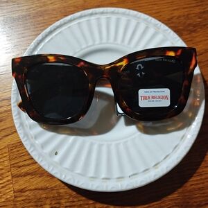 True Religion Tortoise Shell Sunglasses